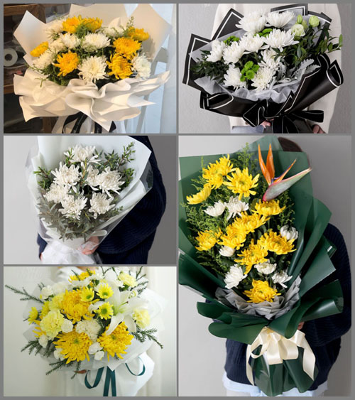 江西赣州于都县桥头乡白事花束代送